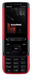 Nokia 5610 XpressMusic Unlocked Cell Phone with 3.15 MP Camera, International 3G, MP3/Video Player, MicroSD Slot--International Version with No Warranty (Red)