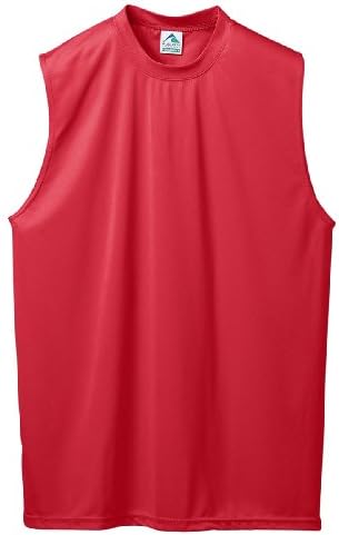 Augusta Sportswear Men's Sleeveless Shooter Shirt, RED, Medium