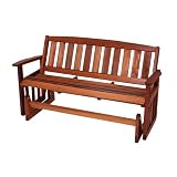 Great American Woodies Western Red Cedar Mission Patio Glider
