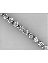 14K White Gold Diamond Bracelet