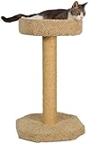 Molly and Friends "Feline Recliner" Premium Handmade One Tier Sisal Cat Scratching Post Furniture with Bed, Model Scr/b, Beige