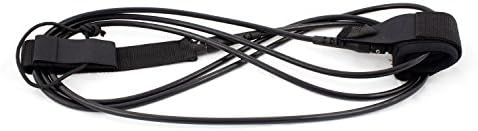 EnPassion(TM) 10' SUP Straight Surfboard Leash - Stand Up Paddleboard / Double Stainless Steel Swivels / Triple Rail Saver / Ankle Fit / 100% Money Back Guaranteed!