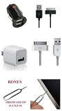 Latest Version!!! Orginal Griffin Powerjolt Dual IPAD/iPhone Universal USB Micro Auto Car Charger with Charge Sync Cable for (Verizon Sprint ATT) iPAD iPhone 4S 4 + Apple A1265 USB Power Adapter (OEM) Charger Cube for Apple iPhone 4S , iPod, Touch for (Verizon Sprint ATT) iPhone 4S 3GS 4 All in eco-friendly package