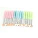 TOOGOO(R) 15 Pcs Plastic Handle Eye Eyeshadow Sponge Brushes Applicators