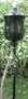 72 Inch Shiny Black Tulip Outdoor Tiki Torch (set Of 6)