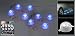 8 x Car Blue LED Decorative Floor Undercar Light Lamps Bulbs DC 12V