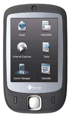 HTC Touch P3450 Unlocked Smartphone with 2 MP Camera, Wi-Fi, MP3/Video Player, MicroSD Slot--U.S. Version with Warranty (Black)