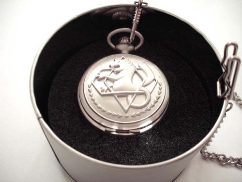 Full Metal Alchemist FMA Pocket Watch + Pin