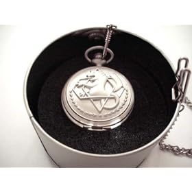 Full Metal Alchemist FMA Pocket Watch + Pin