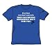 Skydiving Isn'T For You - Royal Blue Adult S/S T-Shirt For Men