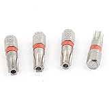 uxcell トルクスドライバービット　T30スクリュードライバービット　4個　5mm　磁気トルクスヘッド　T30