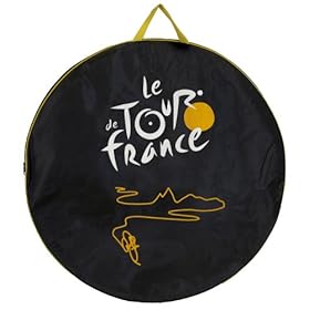  Tour De France Bicycle Wheel Bag (Black/Silver, 76 cm)