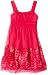 Ruby Rox Girls 7-16 Emma Dress With Soutache Flowers,Fuschia,10 Ruby Rox Girls 7-16 Emma Dress With Soutache Flowers,Fuschia,10