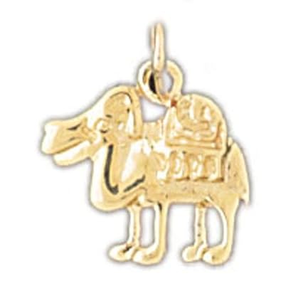 Cheap Girls Jewelry Dazzlers Solid 14k Gold Camel Charm Pendant Available in three colors from jewelsberry (weights: 1.3 grams only) For Sale