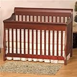 Simplicity Ellis 4-In-1 Convertible Sleep System Finish: Cherry