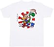 Nintendo Mario and Yoshi Japanese White Tee T-shirt