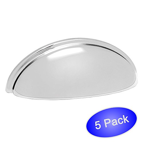 Cosmas 783CH Polished Chrome Cabinet Hardware Bin Cup Drawer Handle Pull - 3