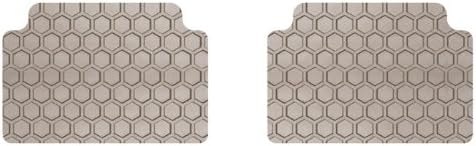 Intro-Tech Hexomat Second Row Custom Floor Mats for Select Dodge Charger RT/SRT8 Models - Rubber-like Compound (Tan)