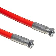 Small Parts 4940 Red Engineering Thermoplastic Polyurethane Paint Spray Hose Assembly, FNPSM