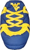 West Virginia WVU Mountaineers NCAA LEATHER SWIVEL CHAIR & OTTOMAN