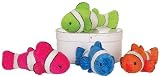 9" 4 Assorted Glittered Clown Fishes Case Pack 72