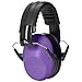 AmazonBasics Kids Ear Protection Safety Noise Earmuffs, Purple