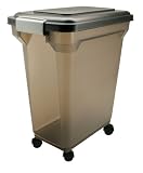 IRIS Premium Airtight Pet Food Storage, 28-Quart, Black