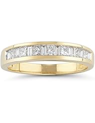 0.50 Cts Diamond Ring in 14K Yellow Gold