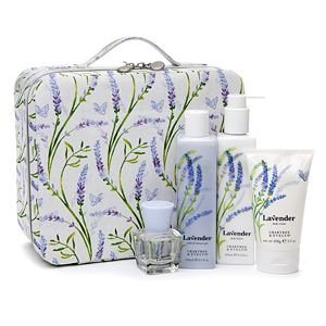 Crabtree & Evelyn Lavender Fabric Hatbox, 1 ea