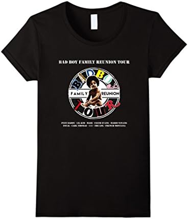 Women's Bad Boy Family Reunion Tour 2016 Medium Black