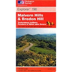 Malvern Hills and Bredon Hill: Tewkwsbury (Explorer Maps)