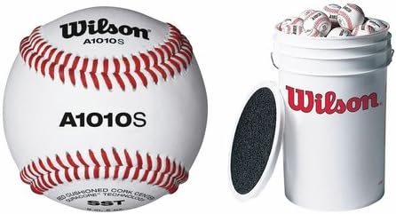 Wilson 1010s Blem Baseballs With Bucket (2 dozen)