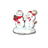 University of Oklahoma Norman OU Sooners - Snowman Holiday Christmas Winter Statue Decoration - Henry & Alice