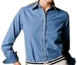 Harriton - Women's Long Sleeve Denim (M550W) Harriton - Women's Long Sleeve Denim (M550W)