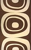 IMAGE OF 3' x 5' Rectangular Momeni ELEMTEL-20BRN3050 Brown Color Machine Made Chinese 