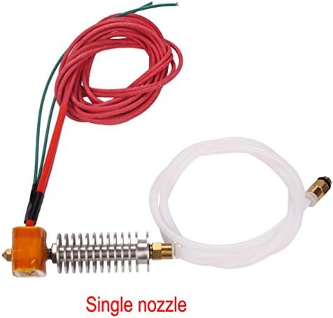Everyvictory Metal J-Head Hotend 0.4mm Nozzle 24v Single head 100K Thermistor Extruder with 1.75mm fliament for 3D printer