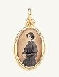 Gold Plated Religious Medal - Elizabeth Seton