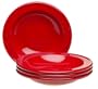 Emile Henry Provencal Cerise Red 9-Inch Soup/Pasta Bowls, Set of 4