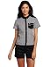 Fred Perry Women's Gingham Bowling Shirt, Black, 12