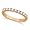 Diamond Stackable Ring Anniversary Band in 14k Rose Gold (0.25ct)