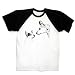 Australian Cattle Dog art T-shirt raglan short sleeve