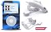 Blue Tiger Dust-free Skin Cover for Apple Ipod Video 30gb + White Car Charger + Wall Travel Charger for Apple Ipod 30gb
