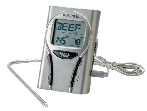 BonJour Compact Meat Thermometer with Stainless Probe