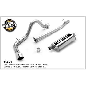 MagnaFlow 16624 Stainless Steel Single Cat-Back Exhaust System
