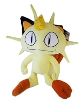 Meowth Plush Toy - Pokemon Stuffed Animal (14 Inch)