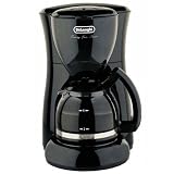 Delonghi DC50B 4 Cup Twenty Four Seven Pause & Serve Drip Coffee Maker, Black