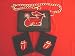Search : Rolling Stones Logo Chain Wallet Wrist Band Set Tour Wear - Rolling Stones Fans