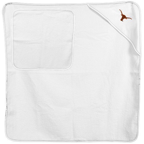 NCAA Texas Longhorns Infant White Logo Hooded Towel & Washcloth Set at Amazon.com
