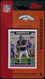 2006 Topps Denver Broncos Limited Edition Football Cards Team Set (12 Cards) - Not Available in Packs - Includes Jake Plummer, Jay Cutler Rookie, Tatum Bell, John Lynch, Rod Smith, Domonique Foxworth, Brandon Marshall, DJ Williams, Champ Bailey, and more!