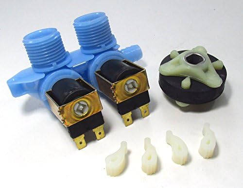 358992 - WHIRLPOOL KENMORE WASHER WATER VALVE ( Includes Motor Coupler and Agitator Dogs)